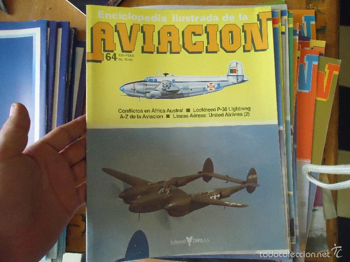 Militaria: revista fasciculo de la enciclopedia ilustrada . aviones , - el mundo de la aviacion numero 64