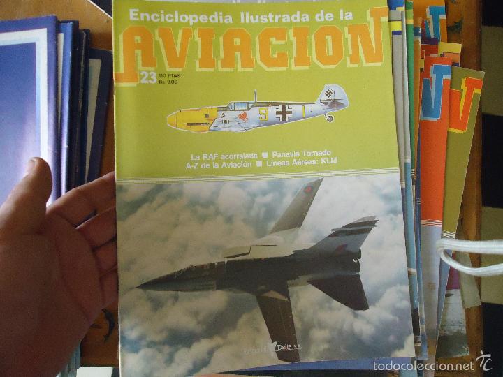Militaria: revista fasciculo de la enciclopedia ilustrada . aviones , - el mundo de la aviacion numero 23