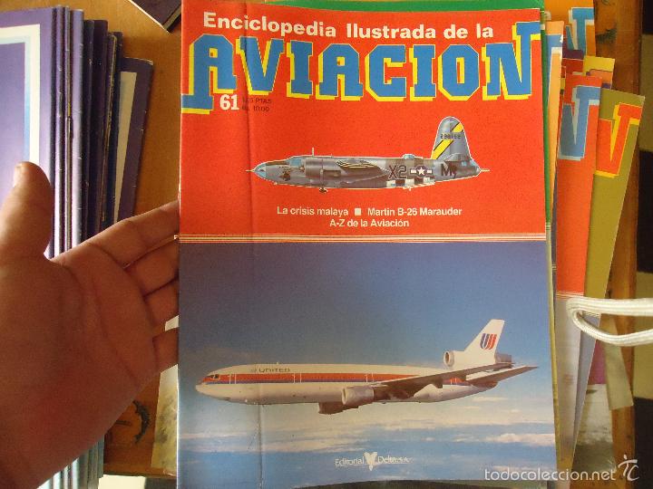 Militaria: revista fasciculo de la enciclopedia ilustrada . aviones , - el mundo de la aviacion numero 61