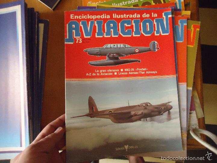 Militaria: revista fasciculo de la enciclopedia ilustrada . aviones , - el mundo de la aviacion numero 73