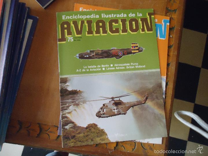 Militaria: revista fasciculo de la enciclopedia ilustrada . aviones , - el mundo de la aviacion numero 75