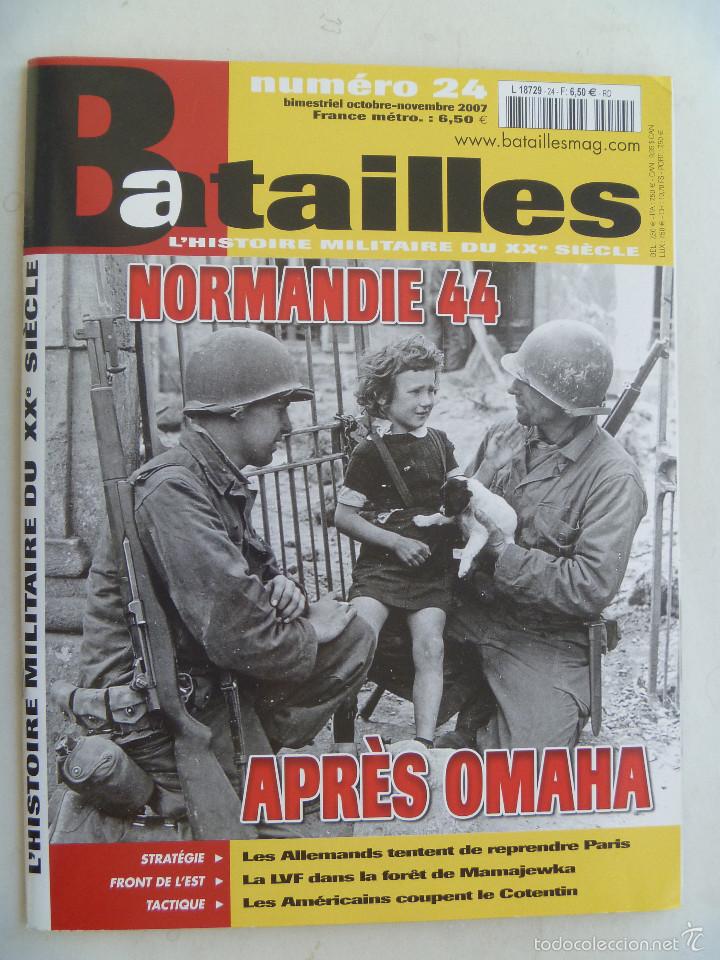 Militaria: BATAILLES, L&acute;HISTOIRE MILITAIRE DE XX&ordm; SIEGLE...N&ordm; 24 , NORMANDIE 1944 .... EN FRANCES
