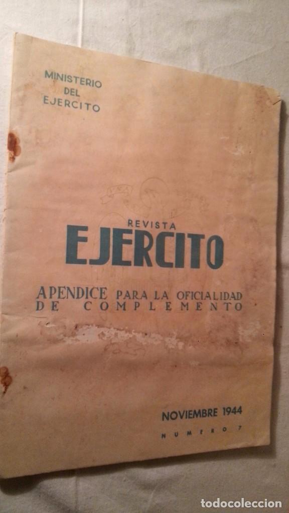 Military Antiques: ANTIGUA REVISTA MILITAR EJERCITO 1944 N&ordm; 7