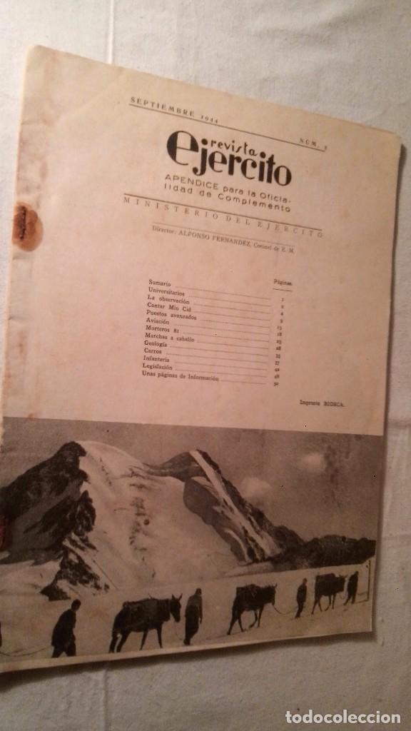 Military Antiques: ANTIGUA REVISTA MILITAR EJERCITO 1944 N&ordm; 5