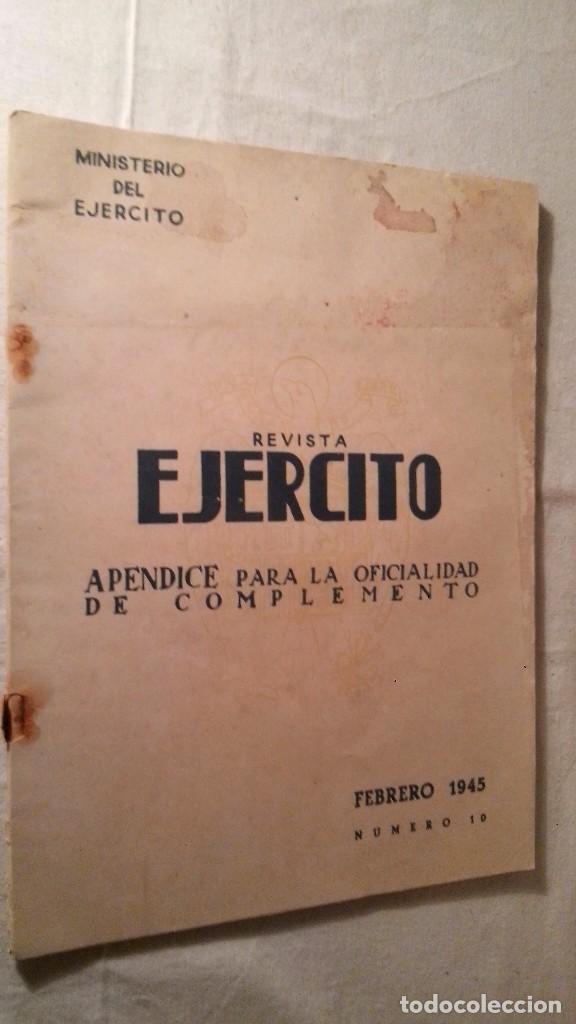 Military Antiques: ANTIGUA REVISTA MILITAR EJERCITO 1945 N&ordm; 10