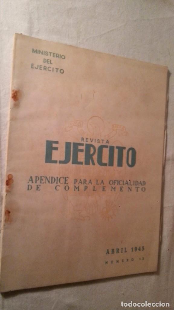 Military Antiques: ANTIGUA REVISTA MILITAR EJERCITO 1945 N&ordm; 12