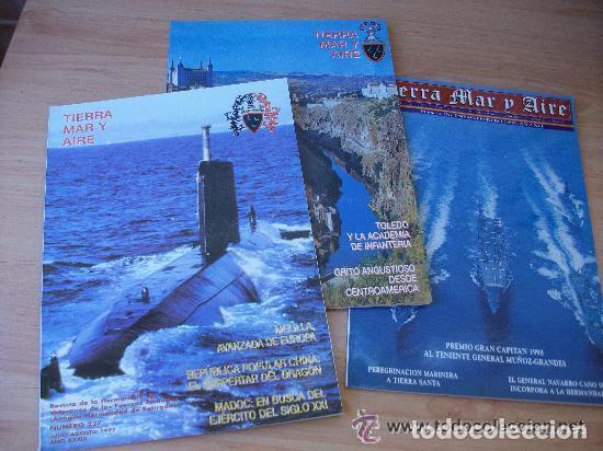Military Antiques: LOTE DE 3 REVISTAS &uml;TIERRA MAR Y AIRE&uml;, N&ordm; 227, 235 y 236 . A&Ntilde;OS 1997 y 98