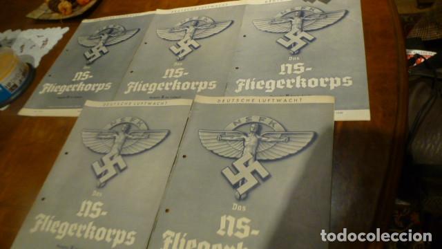 Militaria: II GUERRA MUNDIAL 1939 LOTE DE LAS 5 PRIMERAS REVISTAS ALEMANAS NS FLIEGERKORPS