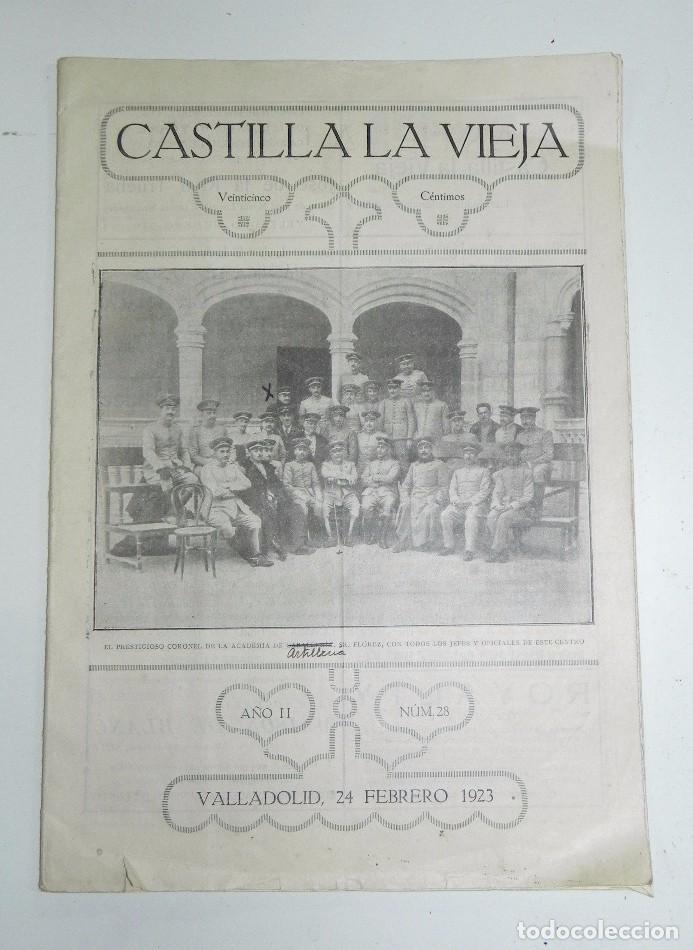 Militaria: Castilla la Vieja, Revista semanal ilustrada de Castilla y Le&oacute;n, academia de artilleria de Segovia,