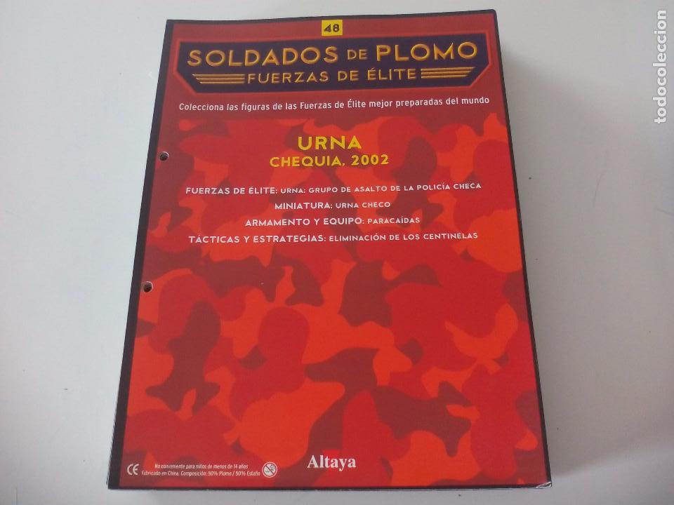 Militaria: Soldados de Plomo. Fuerzas de &Eacute;lite. Altaya Solo fasciculo, n&ordm; 48. Urna . Chequia 2002