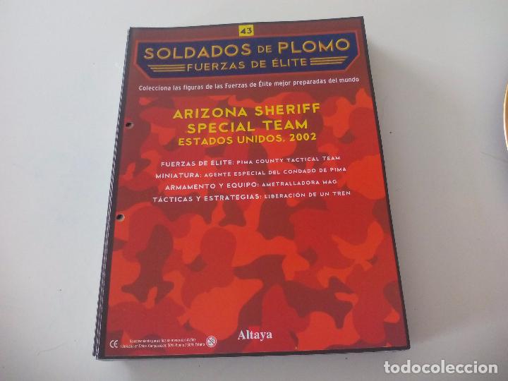 Militaria: Soldados de Plomo. Fuerzas de &Eacute;lite. Altaya Solo fasciculo, n&ordm; 43 Arizona Sheriff. Special Team USA