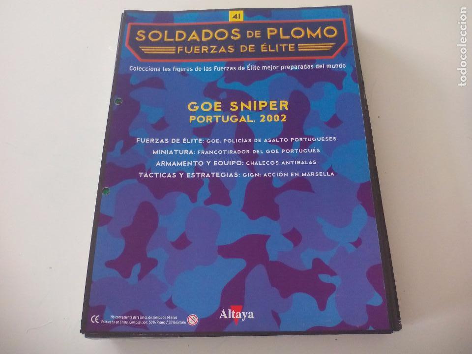 Militaria: Soldados de Plomo. Fuerzas de &Eacute;lite. Altaya Solo fasciculo, n&ordm; 41 Goe Sniper Portugal, 2002