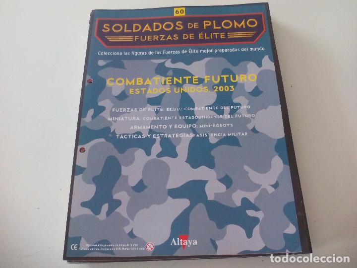 Militaria: Soldados de Plomo. Fuerzas de &Eacute;lite. Altaya Solo fasciculo, n&ordm; 60 Combatiente futuro Estados Unidos.