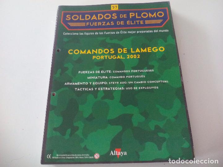 Militaria: Soldados de Plomo. Fuerzas de &Eacute;lite. Altaya Solo fasciculo, n&ordm; 57. Comandos de Lamego. Portugal