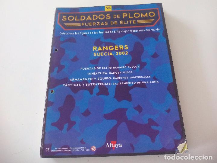Militaria: Soldados de Plomo. Fuerzas de &Eacute;lite. Altaya Solo fasciculo, n&ordm; 56. Rangers suecia 2002