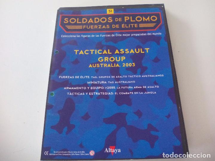 Militaria: Soldados de Plomo Fuerzas de &Eacute;lite Altaya Solo fasciculo n&ordm; 51. Tactical Assault group. Australia