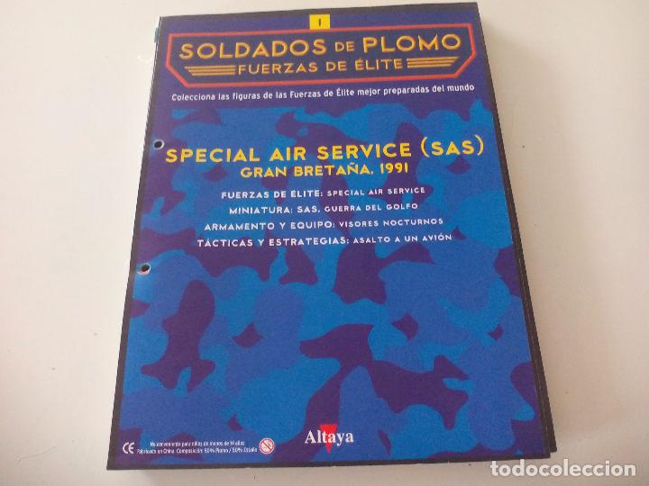 Militaria: Soldados de Plomo Fuerzas de &Eacute;lite Altaya Solo fasciculo n&ordm; 1 Special Air Service (SAS) Gran Breta&ntilde;a