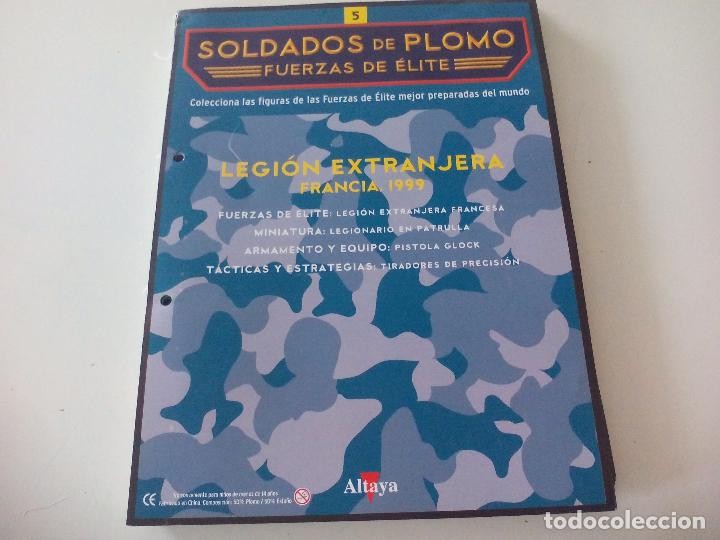 Militaria: Soldados de Plomo Fuerzas de &Eacute;lite Altaya Solo fasciculo n&ordm; 5. Legi&oacute;n Estranjera. Francia 1999