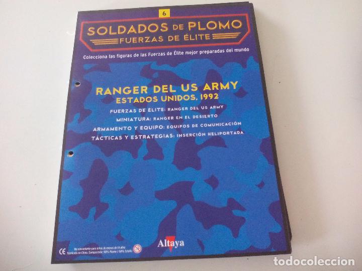 Militaria: Soldados de Plomo Fuerzas de &Eacute;lite Altaya Solo fasciculo n&ordm; 6. Rangers del US Army. Estados Unidos