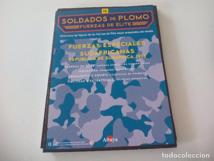 Militaria: Soldados de Plomo Fuerzas de &Eacute;lite Altaya Solo fasciculo n&ordm; 10 Fuerzas especiales sudafricanas 1975