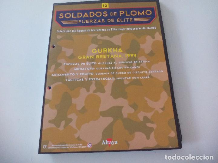 Militaria: Soldados de Plomo Fuerzas de &Eacute;lite Altaya Solo fasciculo n&ordm; 12. Gurkha. Gran Breta&ntilde;a 1999