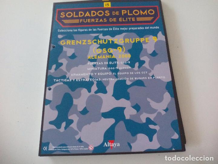 Militaria: Soldados de Plomo Fuerzas de &Eacute;lite Altaya Solo fasciculo n&ordm; 15. Grenzschutzgruppe 9 (GSC-9) Alemania