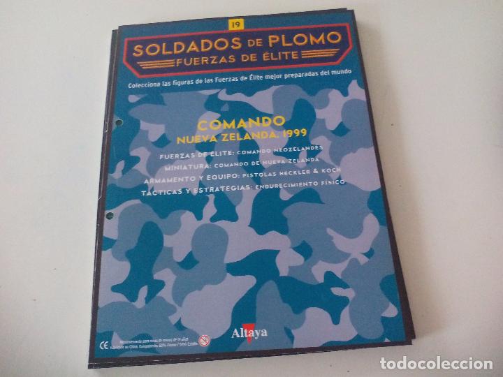 Militaria: Soldados de Plomo Fuerzas de &Eacute;lite Altaya Solo fasciculo n&ordm; 19 Comando Nueva Zelanda. 1999
