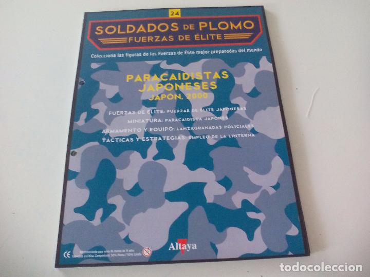 Militaria: Soldados de Plomo Fuerzas de &Eacute;lite Altaya Solo fasciculo n&ordm; 24. Paracaidistas Japoneses. Jap&oacute;n 2000