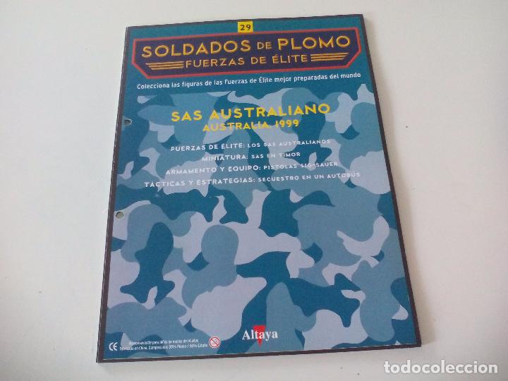 Militaria: Soldados de Plomo Fuerzas de &Eacute;lite Altaya Solo fasciculo n&ordm; 29. SAS Australiano. Australia 1999