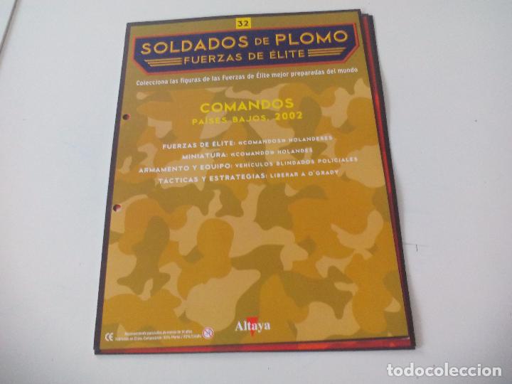 Militaria: Soldados de Plomo Fuerzas de &Eacute;lite Altaya Solo fasciculo n&ordm; 32. Comandos Pa&iacute;ses Bajos 2002.