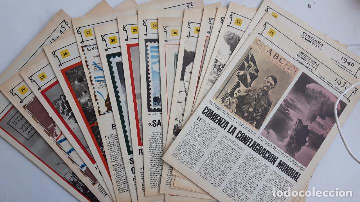 Militaria: 15 fasciculos coleccionables ABC Segunda Guerra mundial.