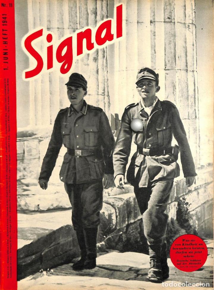 Militaria: D5319	SIGNAL	-No.	D	11-1941	Revista Alemana III Reich	SIGNAL German issue - illustrated german magaz