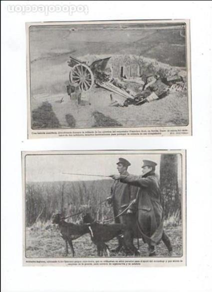 Militaria: FOTOGRAFIA MILITAR 1&ordf; GUERRA MUNDIAL RECORTES DE LA REVISTA NUEVO MUNDO 2311915