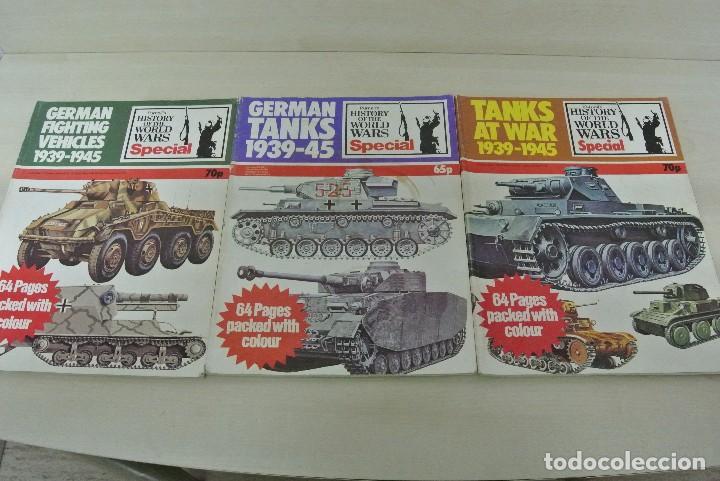 Militaria: LOTE DE TRES REVISTAS RELACIONADOS CON LA HISTORIA DE LOS TANQUES