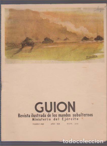 Military Antiques: GUION - N&ordm; 214 / MARZO 1960 - REVISTA ILUSTRADA DE LOS MANDOS SUBALTERNOS