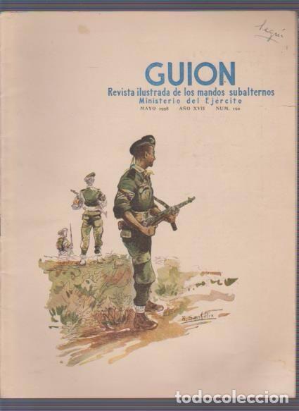 Military Antiques: GUION - N&ordm; 192 / MAYO 1958 - REVISTA ILUSTRADA DE LOS MANDOS SUBALTERNOS