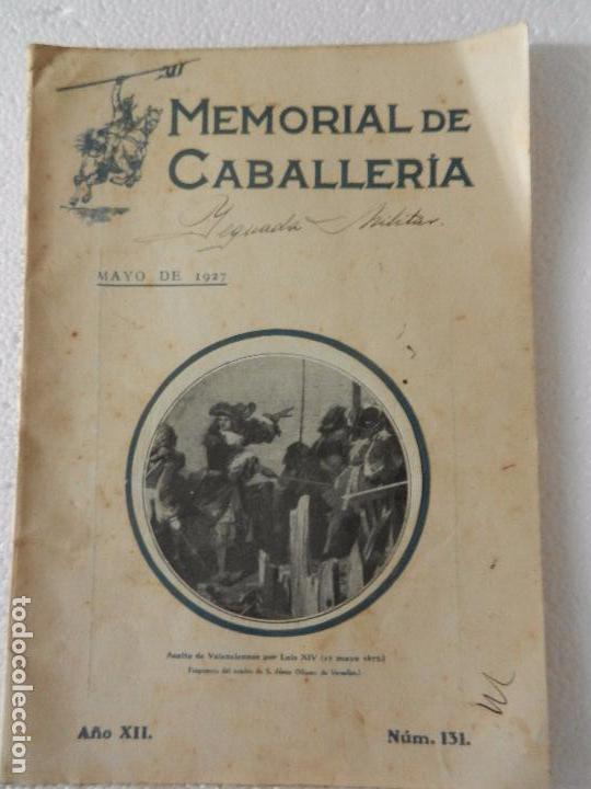 Military Antiques: REVISTA MEMORIAL DE CABALLER&Iacute;A A&Ntilde;O XII N&Uacute;M. 131 MAYO DE 1927. SUMARIO.