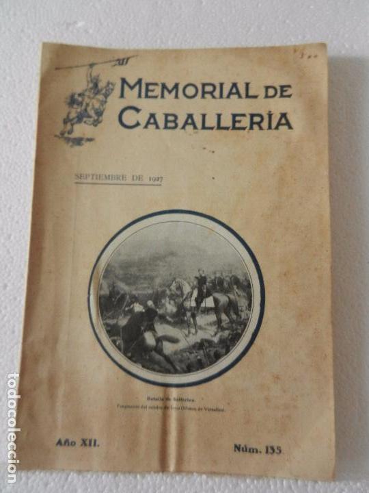 Military Antiques: REVISTA MEMORIAL DE CABALLER&Iacute;A A&Ntilde;O XII N&Uacute;M. 135 SEPTIEMBRE DE 1927. SUMARIO.