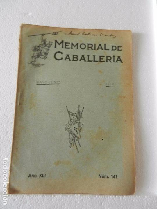 Military Antiques: REVISTA MEMORIAL DE CABALLER&Iacute;A A&Ntilde;O XIII N&Uacute;M. 141 MAYO-JUNIO DE 1928. SUMARIO.