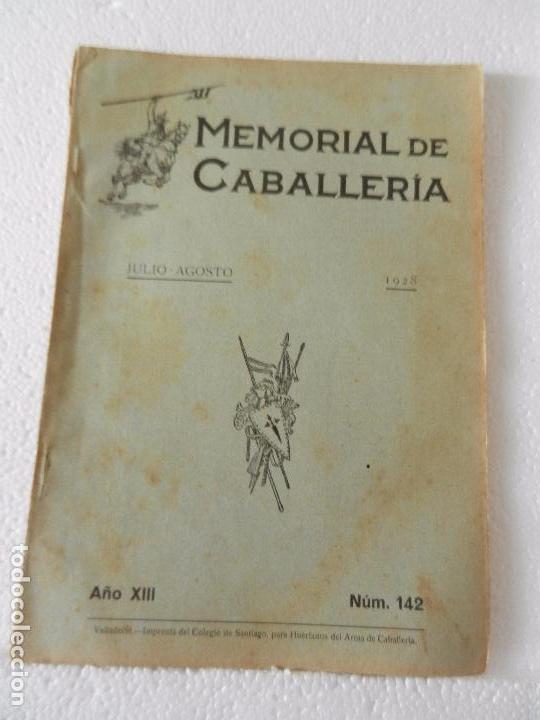 Military Antiques: REVISTA MEMORIAL DE CABALLER&Iacute;A A&Ntilde;O XIII N&Uacute;M. 142 JULIO-AGOSTO DE 1928. SUMARIO.