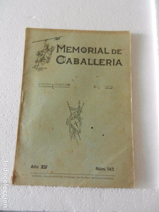 Military Antiques: REVISTA MEMORIAL DE CABALLER&Iacute;A A&Ntilde;O XIV N&Uacute;M. 145 ENERO-FEBRERO DE 1929. SUMARIO.