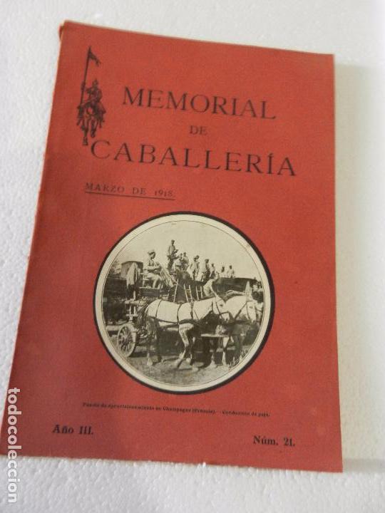 Military Antiques: REVISTA MEMORIAL DE CABALLER&Iacute;A A&Ntilde;O III N&Uacute;M. 21 MARZO DE 1918. SUMARIO.
