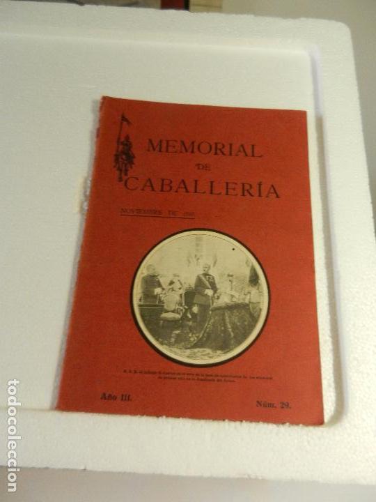 Militaria: REVISTA MEMORIAL DE CABALLER&Iacute;A A&Ntilde;O III N&Uacute;M. 29 NOVIEMBRE DE 1918. SUMARIO.