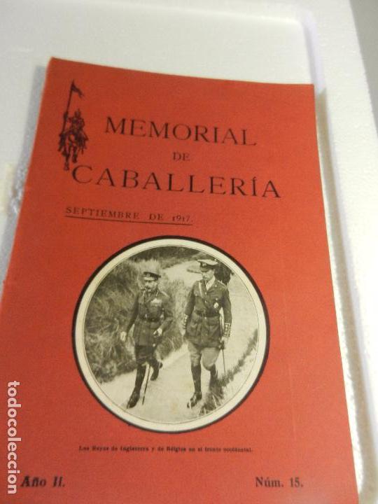 Military Antiques: REVISTA MEMORIAL DE CABALLER&Iacute;A A&Ntilde;O II N&Uacute;M. 15 SEPTIEMBRE DE 1917. SUMARIO.