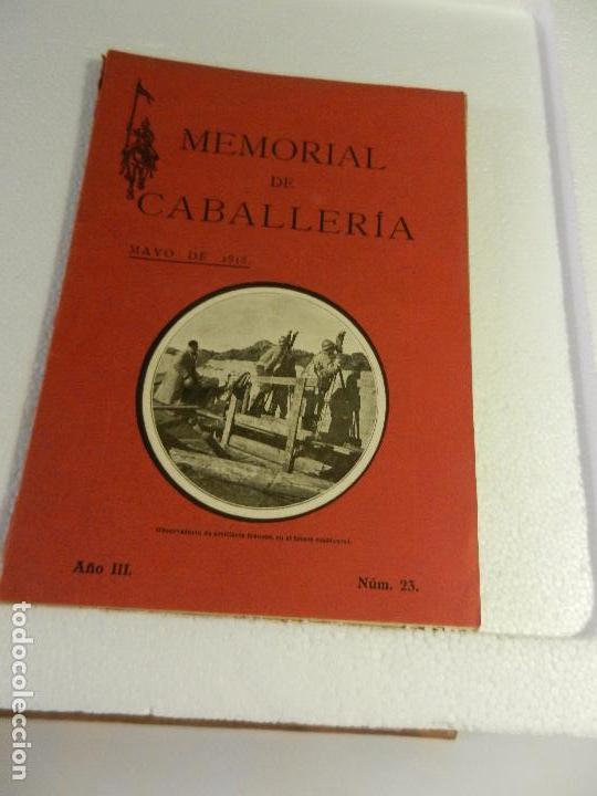 Militaria: REVISTA MEMORIAL DE CABALLER&Iacute;A A&Ntilde;O III N&Uacute;M. 23 MAYO DE 1918. SUMARIO.