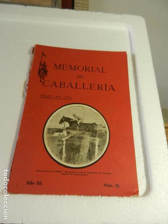 Militaria: REVISTA MEMORIAL DE CABALLER&Iacute;A A&Ntilde;O III N&Uacute;M. 25 JULIO DE 1918. SUMARIO.