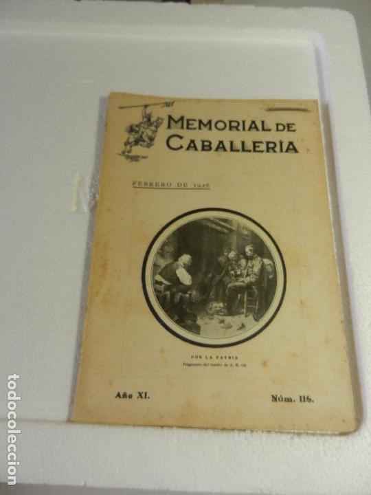 Militaria: REVISTA MEMORIAL DE CABALLER&Iacute;A A&Ntilde;O XI N&Uacute;M. 116 FEBRERO DE 1926. SUMARIO.