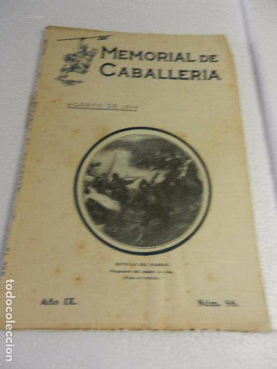 Militaria: REVISTA MEMORIAL DE CABALLER&Iacute;A A&Ntilde;O IX N&Uacute;M. 98 AGOSTO DE 1924. SUMARIO