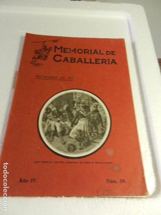Militaria: REVISTA MEMORIAL DE CABALLER&Iacute;A A&Ntilde;O IV N&Uacute;M. 39 SEPTIEMBRE DE 1919. SUMARIO