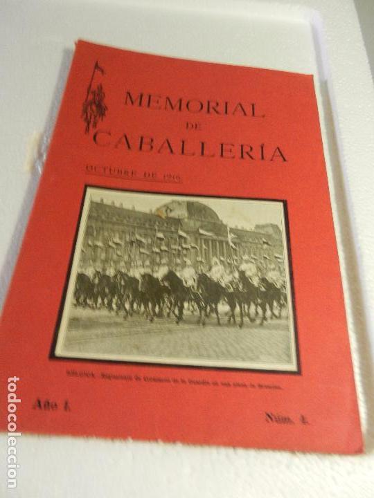 Military Antiques: REVISTA MEMORIAL DE CABALLER&Iacute;A A&Ntilde;O I N&Uacute;M. 4 OCTUBRE DE 1916. SUMARIO